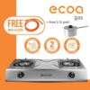 ecoa gas stove + free 3.7l pot