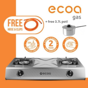 ecoa gas stove + free 3.7l pot
