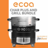 ecoa char plus stove and grill bundle