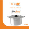 ecoa stainless steel pot - 6l