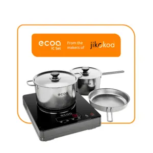 ecoa induction & cookware (3 piece)